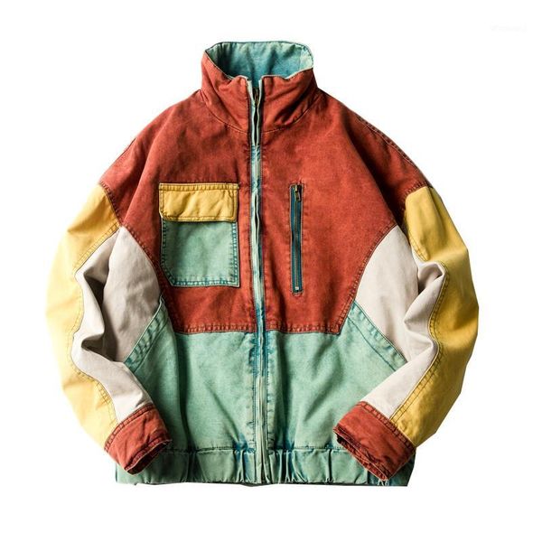 2020 new winter jacket men thick warm cotton outwear stand collar fashion splicing color casual brand clothing parka men1, Black
2020 new winter jacket men thick warm cotton outwear stand collar fashion splicing color casual brand clothing parka men1, Black