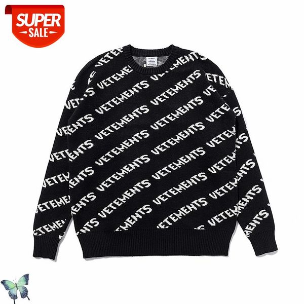 autumn winter vetements classic knitted sweater men women trendy oversized sweater vetements pullover sweatshirt #6a4r, Black
autumn winter vetements classic knitted sweater men women trendy oversized sweater vetements pullover sweatshirt #6a4r, Black