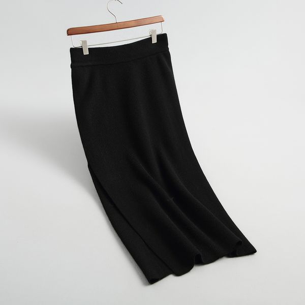 2021 new high waist knitted casual midi bodycon pure color women white skirt jupe femme saia anh2, Black
2021 new high waist knitted casual midi bodycon pure color women white skirt jupe femme saia anh2, Black