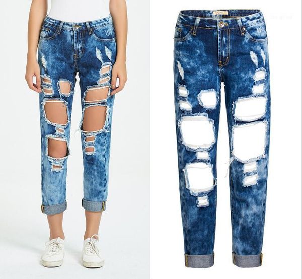 fashion personality women jeans denim hole female high waist stretch slim ripped trousers women streetwear straight jean1, Blue
fashion personality women jeans denim hole female high waist stretch slim ripped trousers women streetwear straight jean1, Blue