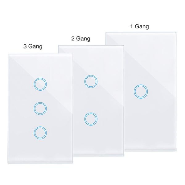 wifi smart light switch touch glass panel us remote voice control smartlife no need neture line
wifi smart light switch touch glass panel us remote voice control smartlife no need neture line