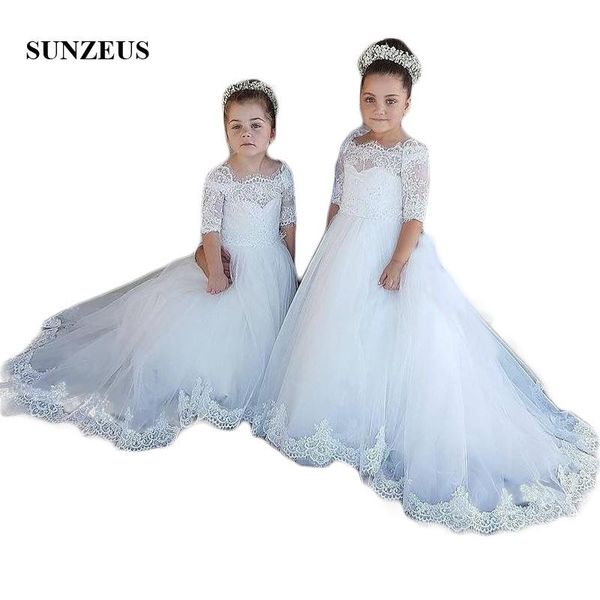 half sleeve lace flower girls dresses princess ball gown first communion dresses robe mariage fille sf46, Red;yellow
half sleeve lace flower girls dresses princess ball gown first communion dresses robe mariage fille sf46, Red;yellow