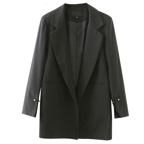 large size suit women 2021 spring autumn black blazers female plus size loose small blazers casual long sleeve jackets 2594, White;black
large size suit women 2021 spring autumn black blazers female plus size loose small blazers casual long sleeve jackets 2594, White;black