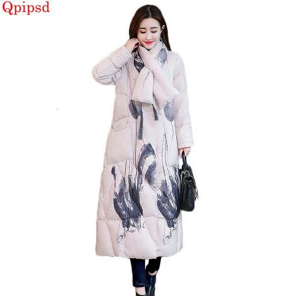 long winter jackets womens new vintage print down jacket coat female thicken warm down parkas womens temperament slim coats, Black
long winter jackets womens new vintage print down jacket coat female thicken warm down parkas womens temperament slim coats, Black