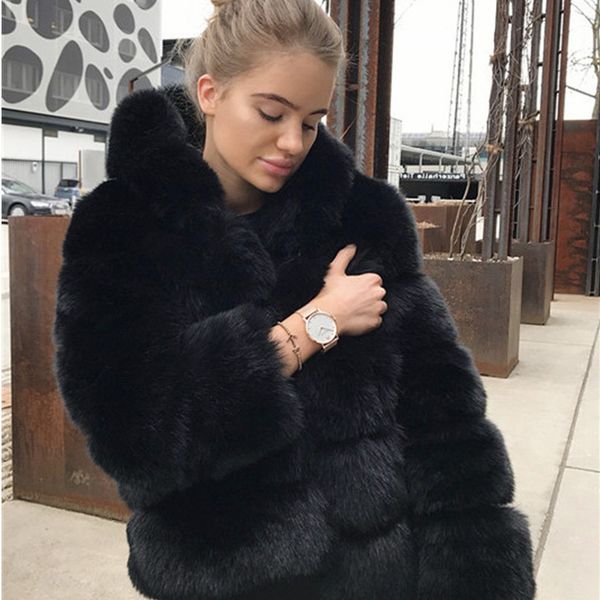 new style thick warm fur faux fur winter outwear women black brown dark grey slim short plus size faux leather coat and jacket lj201202
new style thick warm fur faux fur winter outwear women black brown dark grey slim short plus size faux leather coat and jacket lj201202