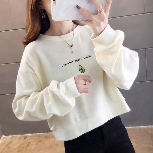 zw1ut супер горячая с длинными рукавами свитер авокадо для женщин 2019 осень hong моды студент свободно короткие шорты и шорты новый стиль k, Black
zw1ut супер горячая с длинными рукавами свитер авокадо для женщин 2019 осень hong моды студент свободно короткие шорты и шорты новый стиль k, Black