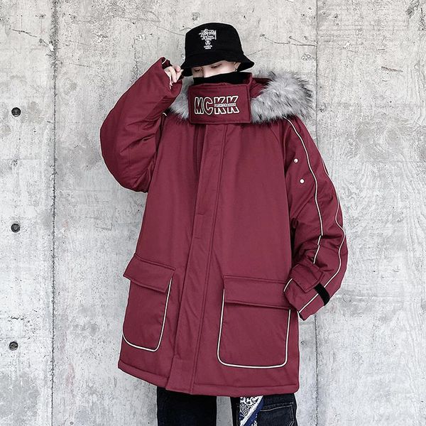 мужская зимняя куртка пальто меха с капюшоном теплый parka мужчины повседневная мода средней длины mens outwear, Black
мужская зимняя куртка пальто меха с капюшоном теплый parka мужчины повседневная мода средней длины mens outwear, Black