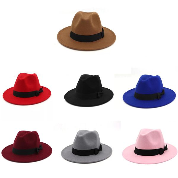 new 12 colors ins fedora hat for girls woolen brim jazz hats church band wide flat brim jazz hats panama caps, Blue;gray
new 12 colors ins fedora hat for girls woolen brim jazz hats church band wide flat brim jazz hats panama caps, Blue;gray