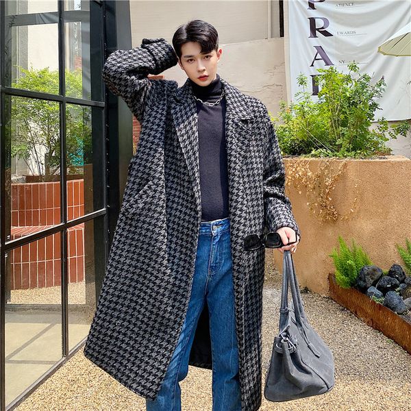 2020 winter 3/4 long trench coat vintage woman chess cardigan wool lymb, Black;brown
2020 winter 3/4 long trench coat vintage woman chess cardigan wool lymb, Black;brown
