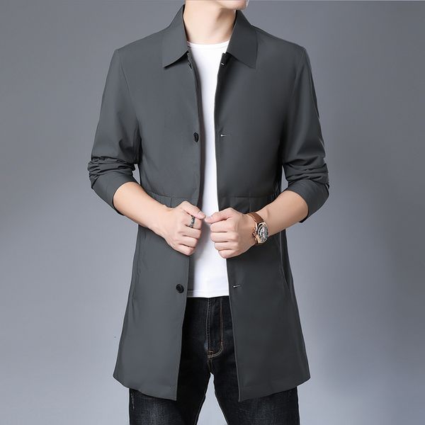 2020 autumn new high grade leisure loose lapel medium length business jaet windbreaker men's fashion, Tan;black
2020 autumn new high grade leisure loose lapel medium length business jaet windbreaker men's fashion, Tan;black