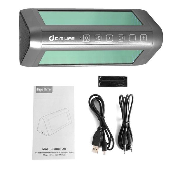 portable magic mirror speaker virtual 3d led light e stereo bluetooth speaker bass distortion-free
portable magic mirror speaker virtual 3d led light e stereo bluetooth speaker bass distortion-free