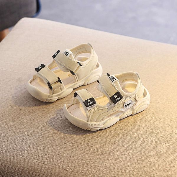 2020 summer new children's soft soled beach sho boys' baotou anti kicking sandals4k96, Black;red
2020 summer new children's soft soled beach sho boys' baotou anti kicking sandals4k96, Black;red