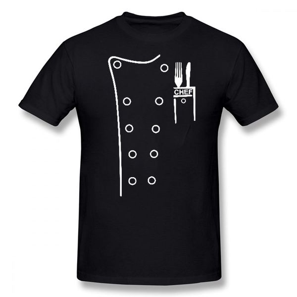 sport t-shirt men fashion chef tee shirt black funny novelty head cook kitchen cooking bar shirts for men
