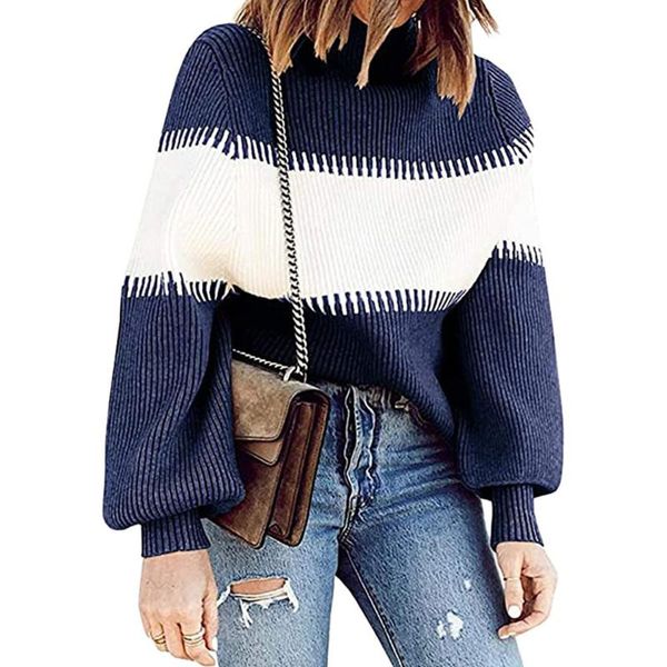 women's sweaters women sweater turtleneck pullovers solid stretch striped korean knit plus size harajuku fall 2021 winter clothes beige, White;black
women's sweaters women sweater turtleneck pullovers solid stretch striped korean knit plus size harajuku fall 2021 winter clothes beige, White;black