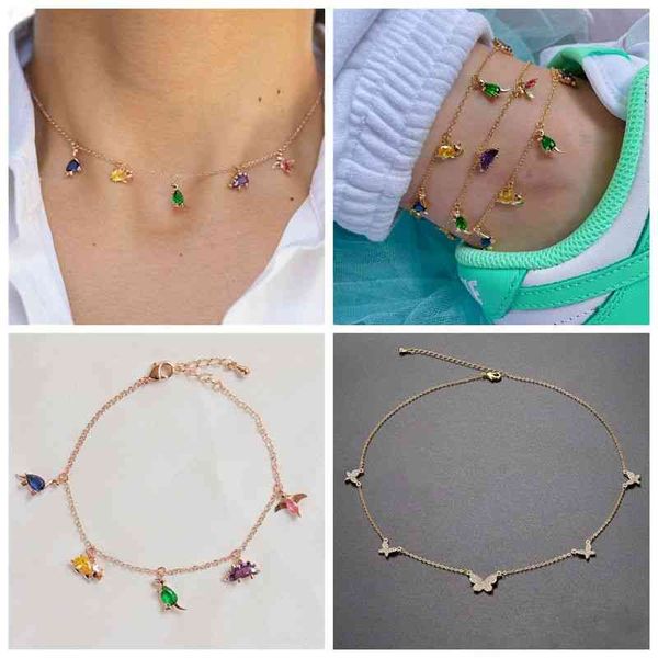 mc 925 sterling silver bracelet/anklets/necklace/clavicle chain ins retro women summer animal butterfly not fade beach jewelry, Golden;silver
mc 925 sterling silver bracelet/anklets/necklace/clavicle chain ins retro women summer animal butterfly not fade beach jewelry, Golden;silver