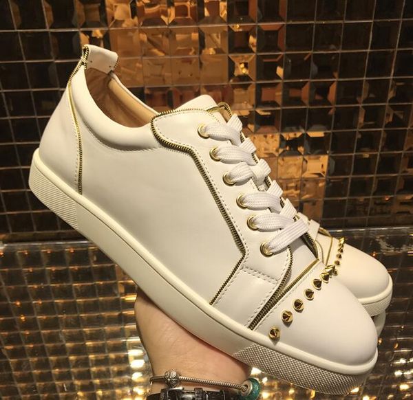 luxurious women's,men's flat walking shoes,fashion red bottom sneakers shoes low cut patent leather casual shoes leisure trainer f, Black
luxurious women's,men's flat walking shoes,fashion red bottom sneakers shoes low cut patent leather casual shoes leisure trainer f, Black