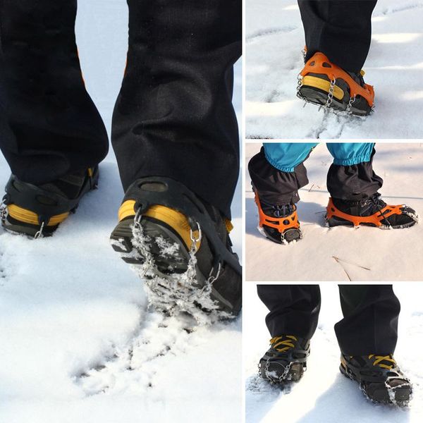 8 teeth non slip claws ice crampons manganese steel stainless steel gripper ski snow cleats hiking climbing shoes chain cover wmtwhx xhlove
8 teeth non slip claws ice crampons manganese steel stainless steel gripper ski snow cleats hiking climbing shoes chain cover wmtwhx xhlove