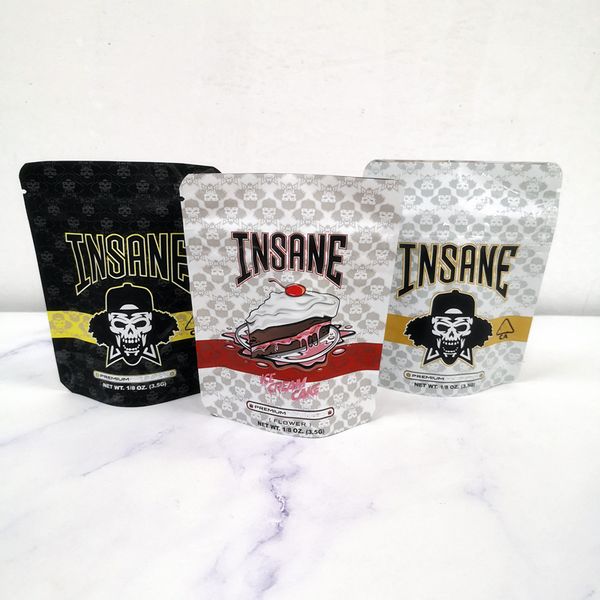 3.5g mylar bags insane bag smell proof bagg vape packaging for dry herb vaporizer zipper package
3.5g mylar bags insane bag smell proof bagg vape packaging for dry herb vaporizer zipper package