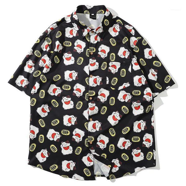 hawaiian shirts mens funny 3d lucky cat turn down collar short sleeve casual shirts men button streetwear beach camisa1, White;black
hawaiian shirts mens funny 3d lucky cat turn down collar short sleeve casual shirts men button streetwear beach camisa1, White;black
