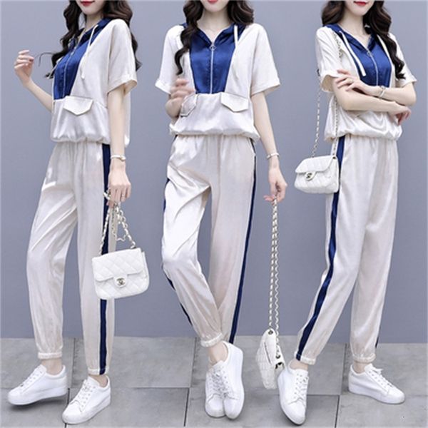 lazer plus size women hooded sweaters + wholesale pants clothes femme sets q90u, White
lazer plus size women hooded sweaters + wholesale pants clothes femme sets q90u, White