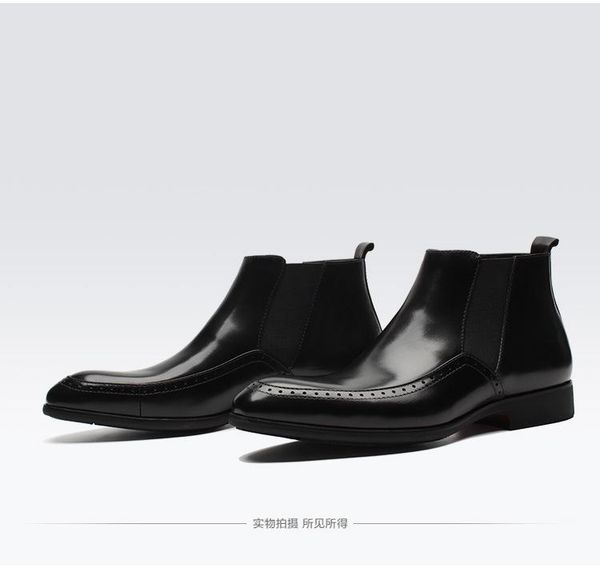 new men leather boots botines hombre leather boots botas work shoes hombre black brown pointed toe ankle genuine rubber
new men leather boots botines hombre leather boots botas work shoes hombre black brown pointed toe ankle genuine rubber