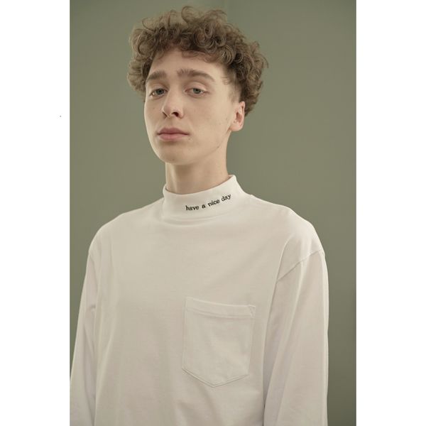 stnw autumn winter half high collar embroidered solid color bottom shirt long sleeve men's and women's fashion brand elastic t-shi, Black
stnw autumn winter half high collar embroidered solid color bottom shirt long sleeve men's and women's fashion brand elastic t-shi, Black