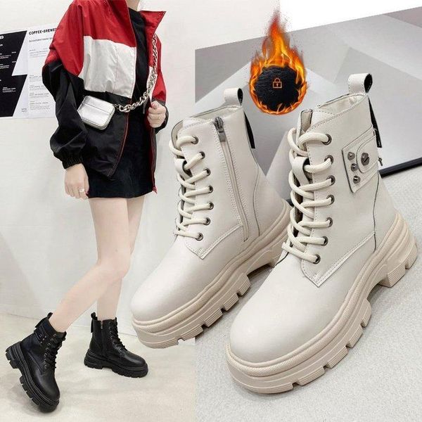 boots lady boots-women winter footwear shoes round toe lace up 2021 med autumn ankle rubber elegant low sports rock lace-up, Black
boots lady boots-women winter footwear shoes round toe lace up 2021 med autumn ankle rubber elegant low sports rock lace-up, Black