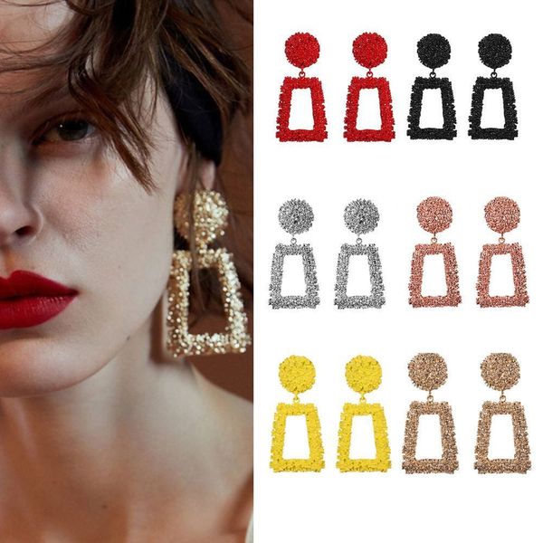 dangle & chandelier big vintage earrings for women color golden geometric statement fashion metal earing hanging trend jewelry 5 colors, Silver
dangle & chandelier big vintage earrings for women color golden geometric statement fashion metal earing hanging trend jewelry 5 colors, Silver