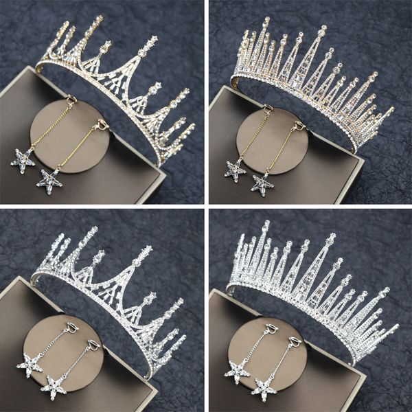 bridal super fairy headdress 2020 new atmosphere luxury white crown korean wedding dress accessories, Silver
bridal super fairy headdress 2020 new atmosphere luxury white crown korean wedding dress accessories, Silver