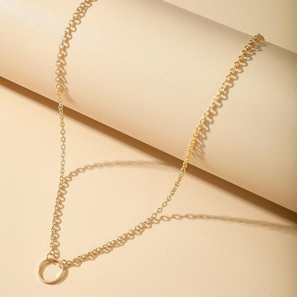 pendant necklaces classic fashion style clavicle chain personality simple circle necklace neck, Silver
pendant necklaces classic fashion style clavicle chain personality simple circle necklace neck, Silver