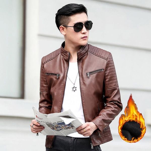 pu leather men's jacket brand-clothing fleece fashion stand collar zipper casual coat motorcycle male jacket;ya301 drop shipping, Black
pu leather men's jacket brand-clothing fleece fashion stand collar zipper casual coat motorcycle male jacket;ya301 drop shipping, Black