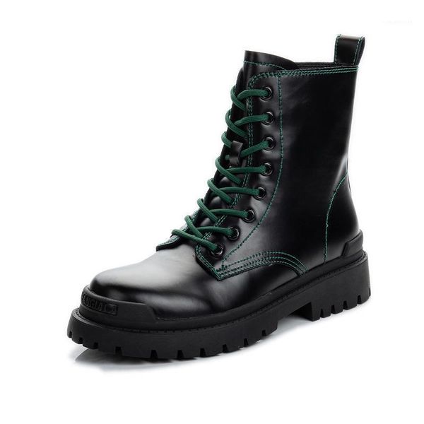 boots plus size motorcycle mujer ankle for women winter non-slip lace up genuine split leather shoes1, Black
boots plus size motorcycle mujer ankle for women winter non-slip lace up genuine split leather shoes1, Black
