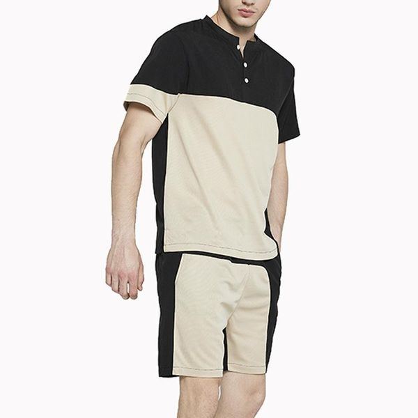 summer sport suit men's t shirt+shorts two pieces sets casual tracksuit o-neck patchwork sportswear sweatsuit clothes men, Gray
summer sport suit men's t shirt+shorts two pieces sets casual tracksuit o-neck patchwork sportswear sweatsuit clothes men, Gray