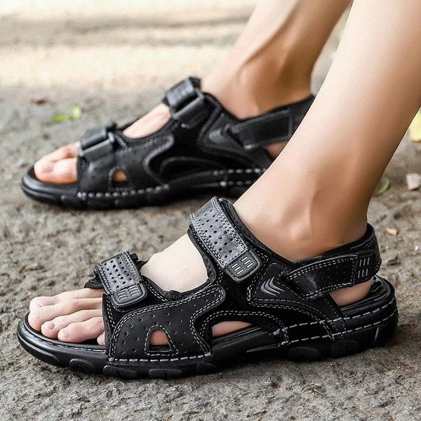 brand men leather sandals sewing slip-on ankle-wrap leisure driving shoes men beach shoes casual moccasins sneakers #fs2i, Black
brand men leather sandals sewing slip-on ankle-wrap leisure driving shoes men beach shoes casual moccasins sneakers #fs2i, Black
