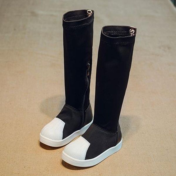 children' winter snow boots for girls kids thick stretch fabric shoes knee-high boots girl cotton-padded shoe fashion, Black;grey
children' winter snow boots for girls kids thick stretch fabric shoes knee-high boots girl cotton-padded shoe fashion, Black;grey