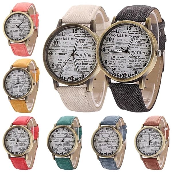 newspaper dial ladies watch fashion casual wrist watch female clock quartz wristwatchs retro canvas strap graffiti wrist watchs denim simpl, Slivery;brown
newspaper dial ladies watch fashion casual wrist watch female clock quartz wristwatchs retro canvas strap graffiti wrist watchs denim simpl, Slivery;brown