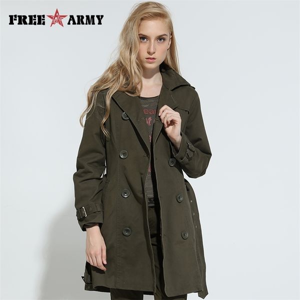 autumn fashion long trench brand women coat spring coats casual cotton army green trench womens outerwear gs76366 201031, Tan;black
autumn fashion long trench brand women coat spring coats casual cotton army green trench womens outerwear gs76366 201031, Tan;black