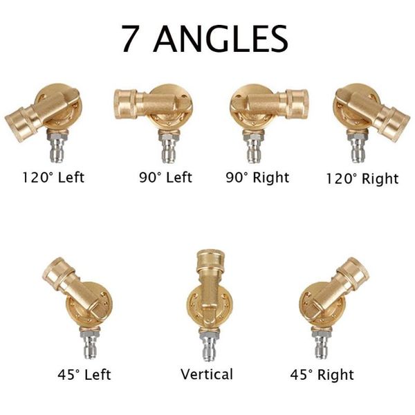 car wash 7 angles brass adaptor g1/4 quick connect metal lance joint high pressure washer accessory clean blind corner car roof
car wash 7 angles brass adaptor g1/4 quick connect metal lance joint high pressure washer accessory clean blind corner car roof