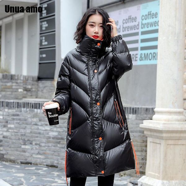 women's down & parkas unua amo 2021 winter coat women long puffer jacket fashion glossy waterproof thick warm padded parka, Black
women's down & parkas unua amo 2021 winter coat women long puffer jacket fashion glossy waterproof thick warm padded parka, Black
