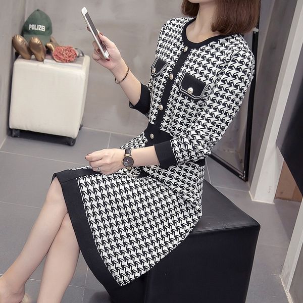 ep4yo 2020 large women's fat mm rrhox slim up to 200kg fashionable wear and sweater dress small fragrant sweater dress autumn and rrhox, Black;gray
ep4yo 2020 large women's fat mm rrhox slim up to 200kg fashionable wear and sweater dress small fragrant sweater dress autumn and rrhox, Black;gray