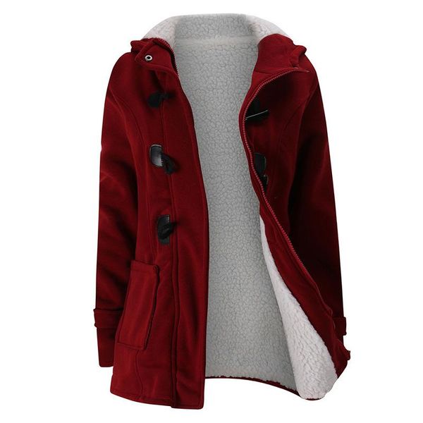 2020 new autumn winter womens horn button coat slim warm woolen jackets female outwear plus size hooded coats for women 5xl 6xl, Black
2020 new autumn winter womens horn button coat slim warm woolen jackets female outwear plus size hooded coats for women 5xl 6xl, Black