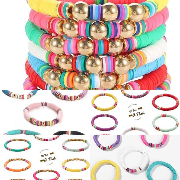 selling soft clay 6mm colorful bracelet beach bracelet elastic rope string female 7pcs set jg11m, Golden;silver
selling soft clay 6mm colorful bracelet beach bracelet elastic rope string female 7pcs set jg11m, Golden;silver