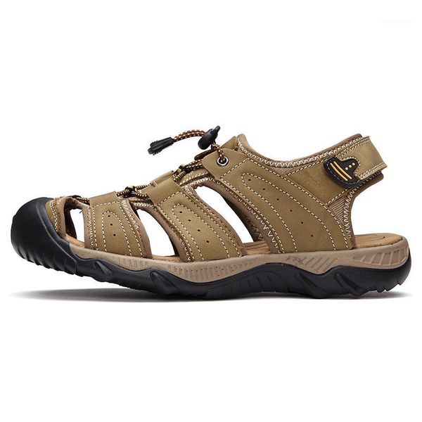 summer new 100% leather sandals fashion designer men's casual shoes beach shoes men's rubber sole non-slip sandals 38-471, Black
summer new 100% leather sandals fashion designer men's casual shoes beach shoes men's rubber sole non-slip sandals 38-471, Black