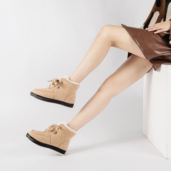 morazora new winter snow boots women lace up thick fur warm winter boots female shoes fashion ankle boots 201021, Black
morazora new winter snow boots women lace up thick fur warm winter boots female shoes fashion ankle boots 201021, Black