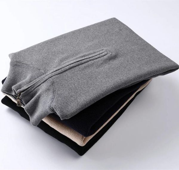 men small horse high-neck cotton half-zipper sweater autumn winter jersey jumper pull homme hiver pullover men knitted sweaters1, White;black
men small horse high-neck cotton half-zipper sweater autumn winter jersey jumper pull homme hiver pullover men knitted sweaters1, White;black