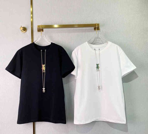 fashion cotton t-shirts dress for women ins internet designer t shirt short sleeve luminous bear chain necklace female tees tshirt womens c, White
fashion cotton t-shirts dress for women ins internet designer t shirt short sleeve luminous bear chain necklace female tees tshirt womens c, White