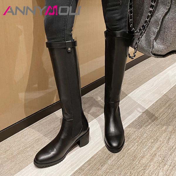 boots annymoli real leather high heel knee women shoes zipper buckle thick heels long ladies autumn winter black 40
boots annymoli real leather high heel knee women shoes zipper buckle thick heels long ladies autumn winter black 40