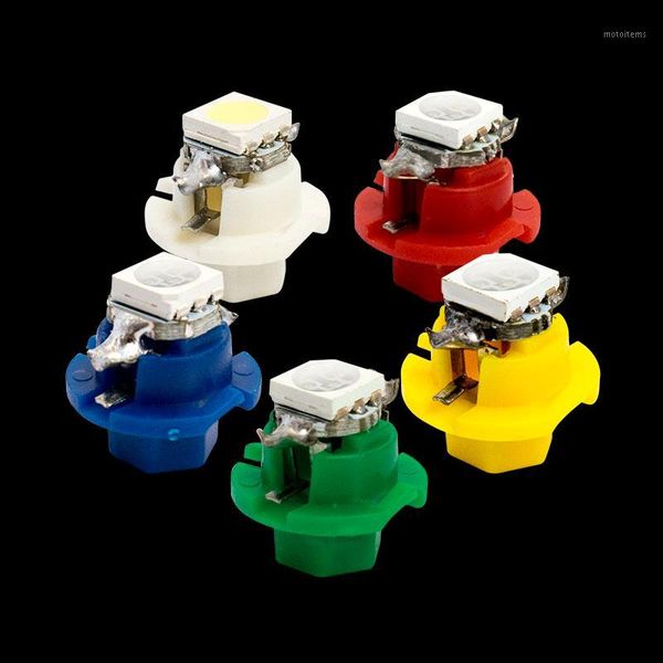 t5 b8.4d led wedge lamp car dashboard warming indicator bulb b8.4 auto instrument panel lights white blue green red yellow1
t5 b8.4d led wedge lamp car dashboard warming indicator bulb b8.4 auto instrument panel lights white blue green red yellow1