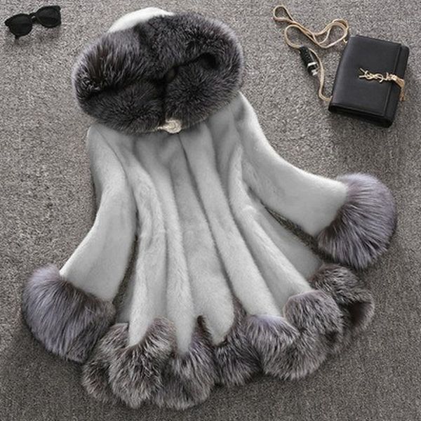 large size 2020 fashion autumn and winter women faux fur hooded coat thick warm fur jacket s-5xl women grey cloak1, Black
large size 2020 fashion autumn and winter women faux fur hooded coat thick warm fur jacket s-5xl women grey cloak1, Black