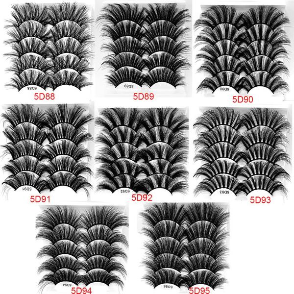 5pairs 20mm 5d faux mink eyelashes dramatic long wispies fluffies soft thick lash extension handmade women fashion makeup tools
5pairs 20mm 5d faux mink eyelashes dramatic long wispies fluffies soft thick lash extension handmade women fashion makeup tools